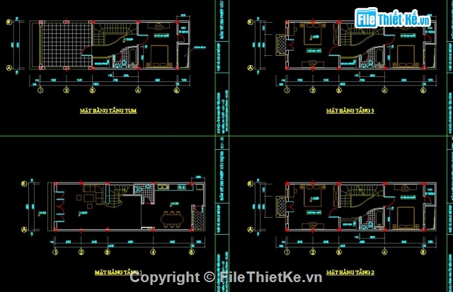 Thiết kế kiến trúc,Nhà phố 4 tầng,nhà phố kiến trúc đẹp