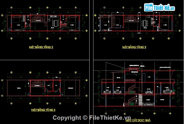 Thiết kế nhà phố,kết cấu nhà phố,nhà phố 5 x 20m