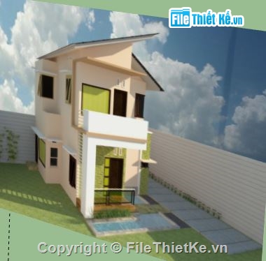 Biệt thự 2 tầng,model su biệt thự 2 tầng,biệt thự 2 tầng model su