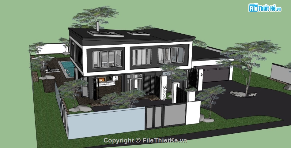 biệt thự đẹp 2 tầng,biệt thự 2 tầng,biệt thự đẹp 2