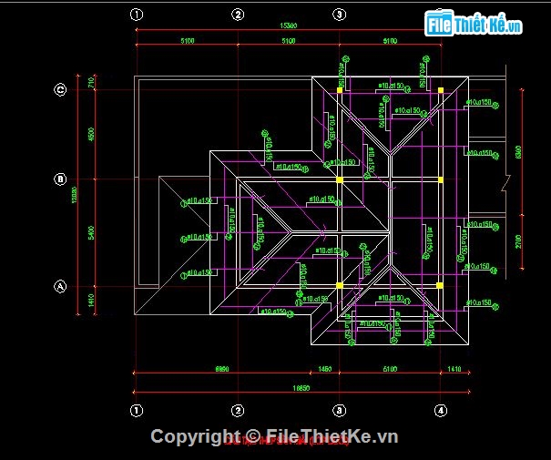 Thiết kế biệt thự,biệt thự 3 tầng,nhà kích thước 35 x 16m