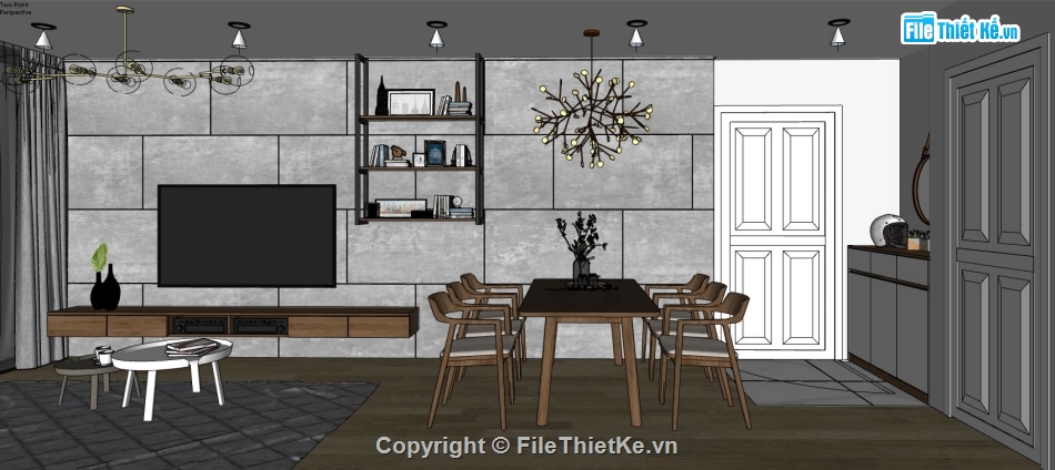 file 3d sketchup,mẫu phòng ngủ đẹp,thiết kế phòng ngủ su,phòng ngủ sketchup