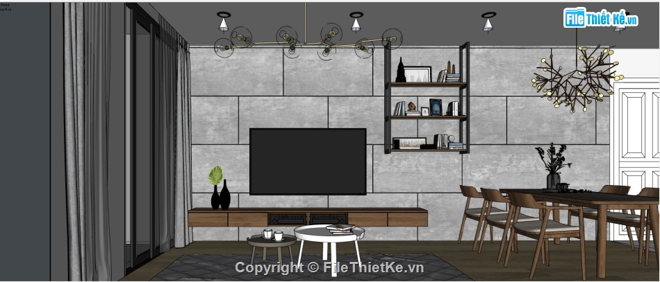 file 3d sketchup,mẫu phòng ngủ đẹp,thiết kế phòng ngủ su,phòng ngủ sketchup