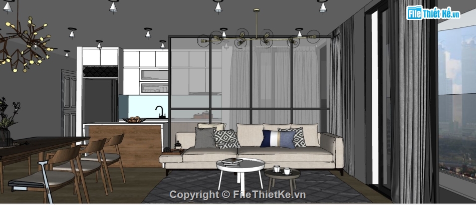 file 3d sketchup,mẫu phòng ngủ đẹp,thiết kế phòng ngủ su,phòng ngủ sketchup