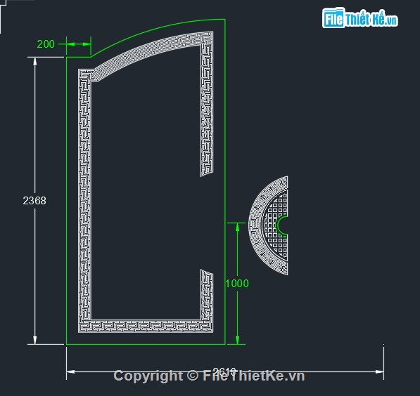 cổng hoa văn cnc,file cnc cổng,mẫu cnc cổng
