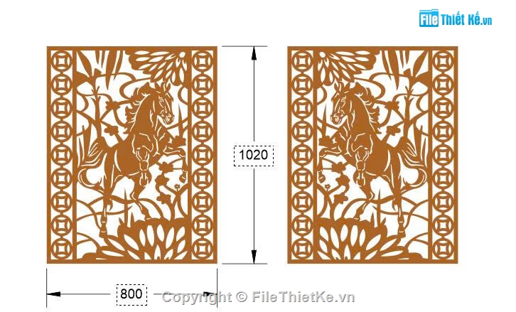 con ngựa,file cnc vách con ngựa,mẫu cnc vách con ngựa