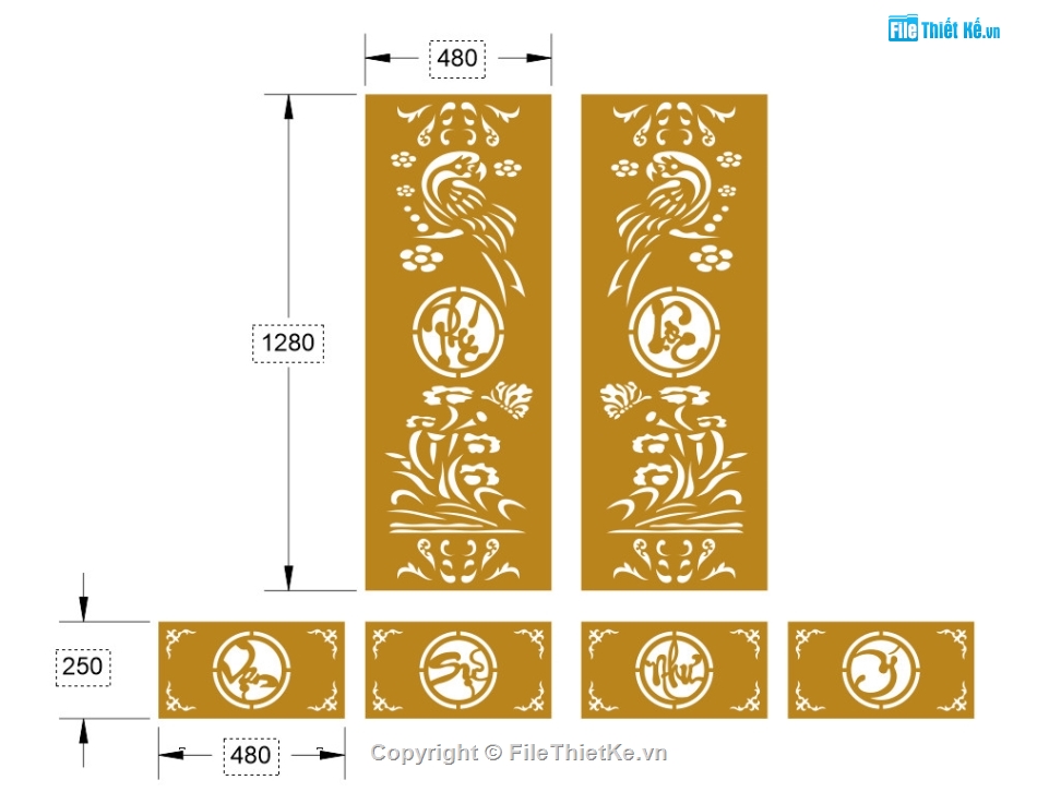 cổng phúc lộc,file cnc cổng phúc lộc,mẫu cnc cổng phúc lộc