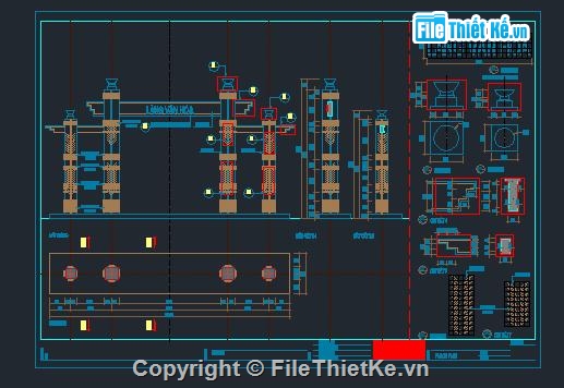 mẫu cổng làng văn hóa,thiết kế cổng làng,Mẫu cổng làng