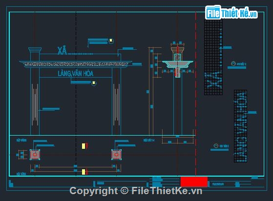 mẫu cổng làng văn hóa,thiết kế cổng làng,Mẫu cổng làng