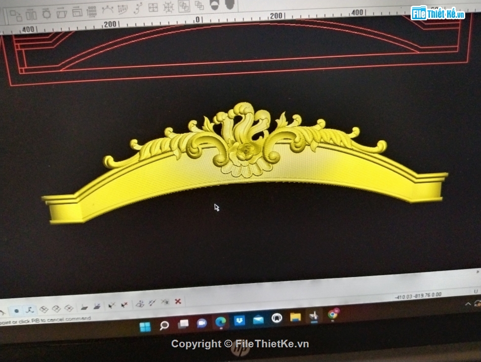 mẫu jdpaint đẹp,đỉnh tủ cnc,chi tiết tủ