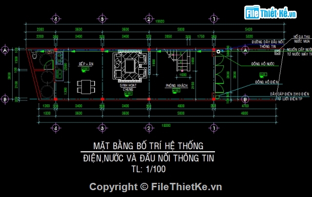 nhà kích thức 4 x 13m,nhà phố 2 tầng,nhà 2 tầng đẹp,bản vẽ nhà 2 tầng