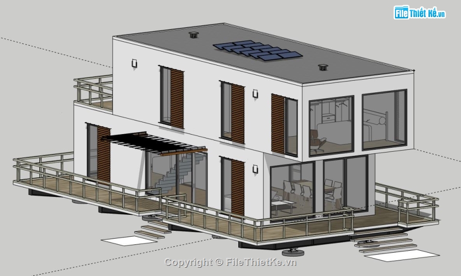 Nhà phố 2 tầng,model su nhà phố 2 tầng,file su nhà phố 2 tầng,sketchup nhà phố 2 tầng,nhà phố 2 tầng file sketchup