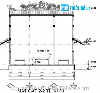 Nhà thờ đẹp,Nhà thờ họ,cad nhà thờ họ,nhà thờ họ file cad