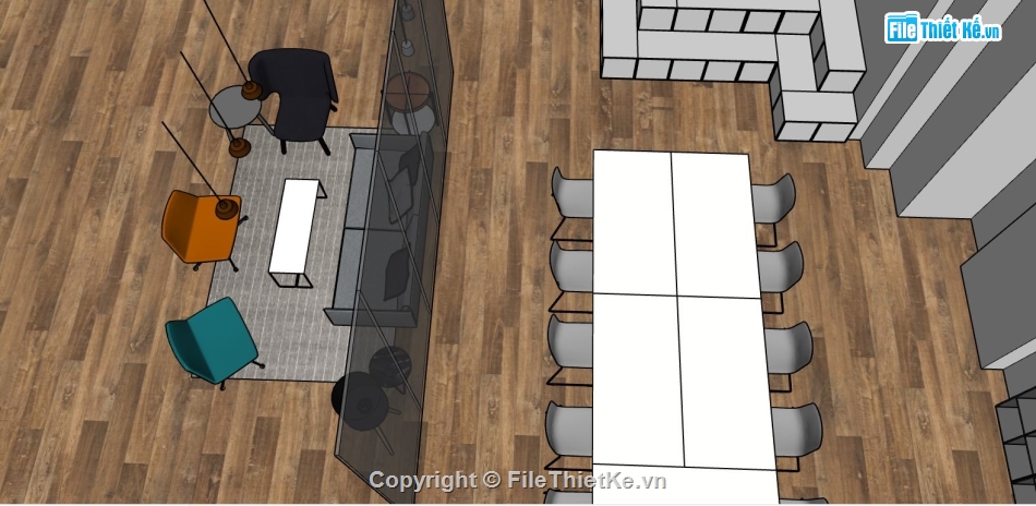 su mẫu phòng khách,mẫu phòng đẹp,file sketchup phòng khách