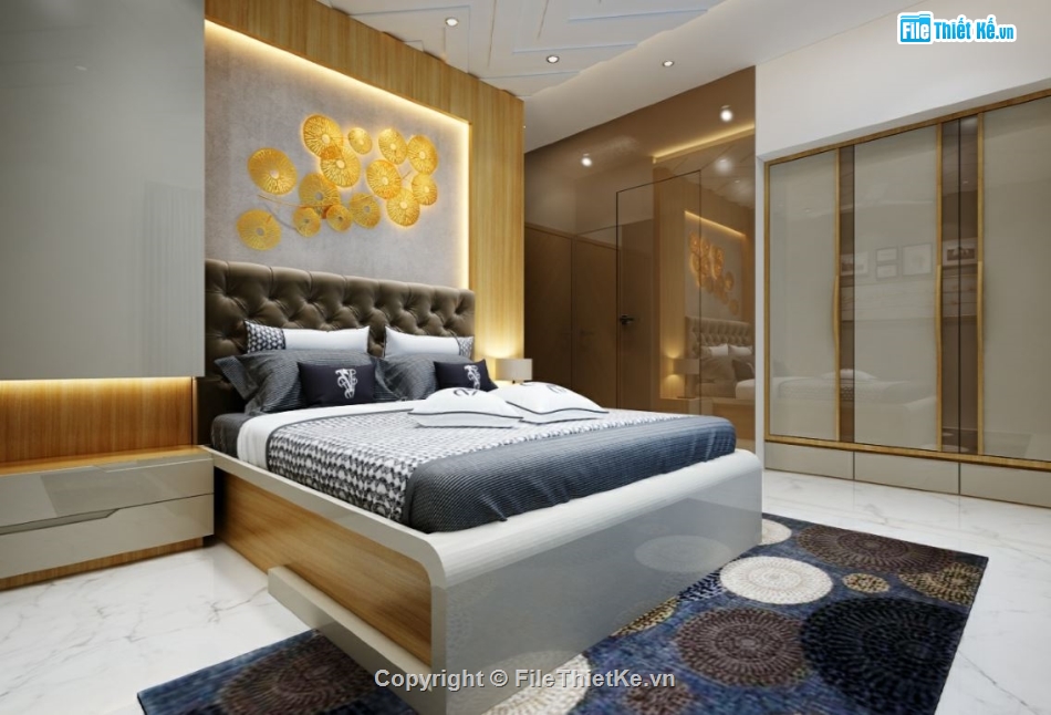 file sketchup phòng ngủ,file su phòng ngủ,3d sketchup phòng ngủ