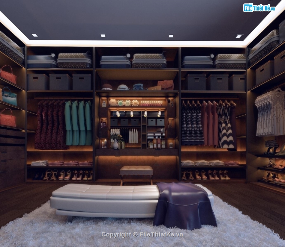 model su phòng thay đồ,phòng thay đồ file sketchup,phòng thay đồ model