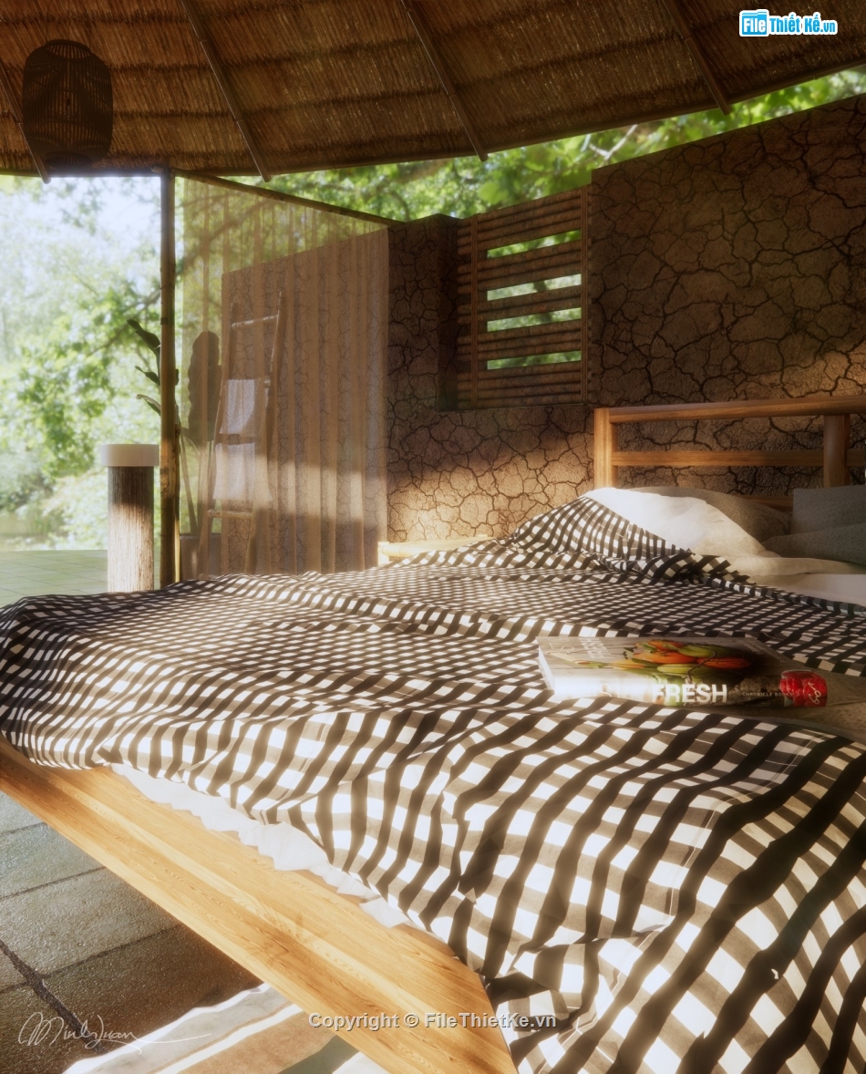 su resort,siêu phẩm sketchup resort,model sketchup resort,3d sketchup resort