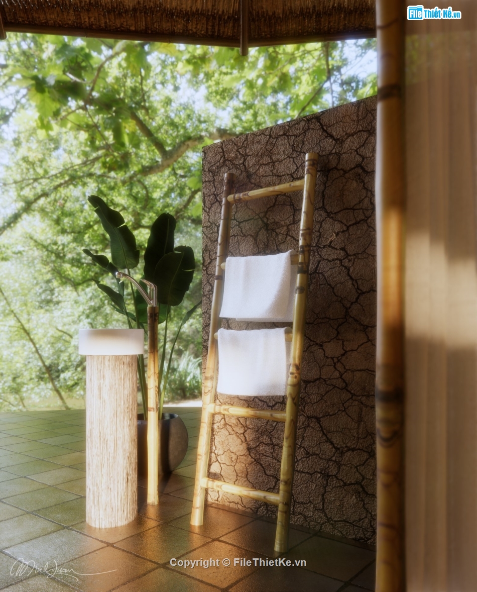 su resort,siêu phẩm sketchup resort,model sketchup resort,3d sketchup resort