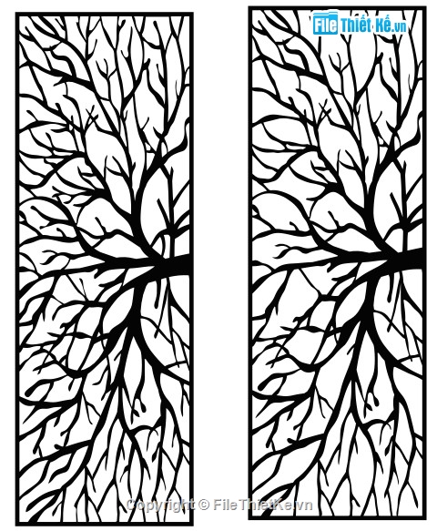 Vách cây cnc đẹp,File dxf vách cây cnc,File vách cây cnc,Vách cây cnc file dxf
