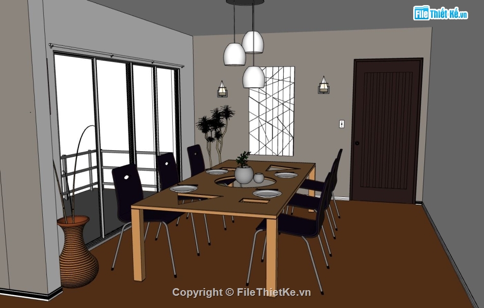 Phòng bếp file sketchup,model su phòng bếp,phòng bếp file sketchup,file sketchup phòng bếp