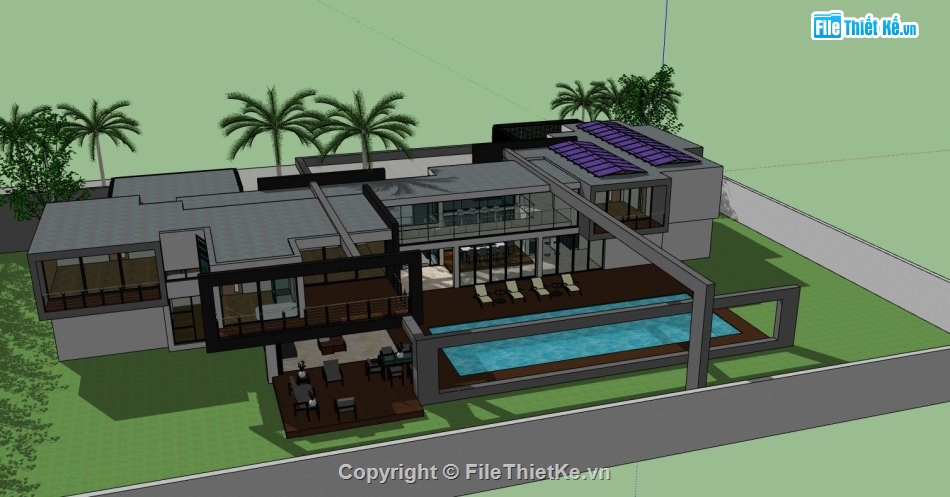 biệt thự  model su,Thiết kế biệt thự,model biệt thự,su biệt thự đẹp