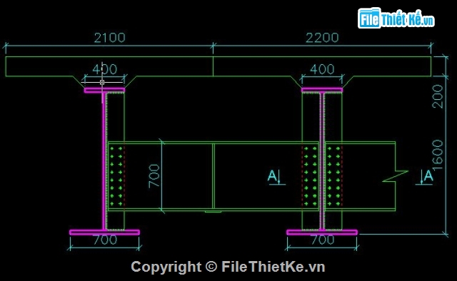 cầu dầm thép liên hợp,cầu thép liên hợp,cầu thép liện hợp chiều dài nhịp 25m,cầu thép liên hợp khổ cầu 10m