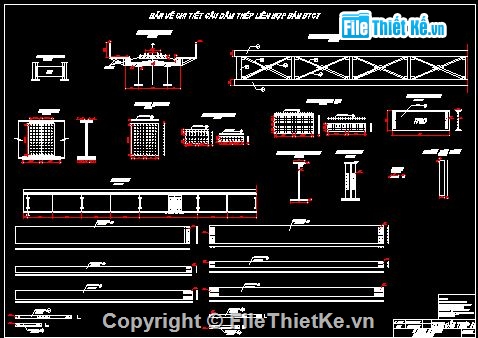 dầm thép liên hợp,dầm thép I liên hợp,dầm liên hợp 36m