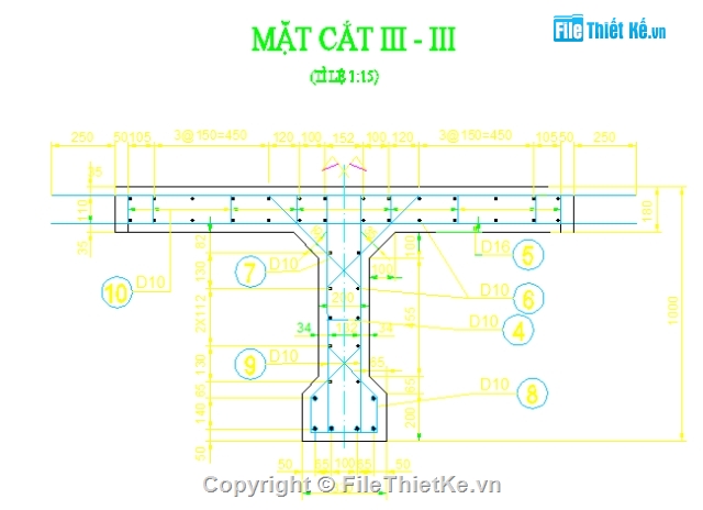 thiết kế môn học,đồ án môn học,bài tập lớn,kết cấu bê tông cốt thép,22TCN272-05,BTCT