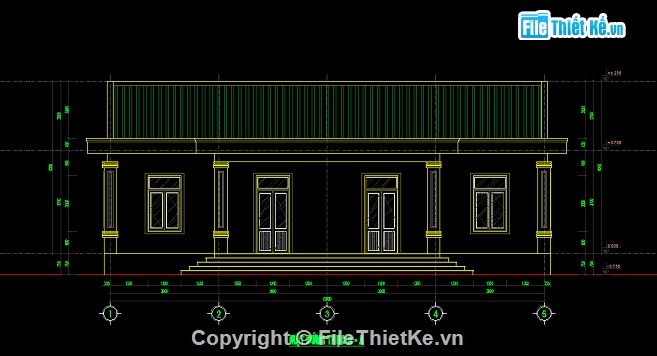 nhà đa năng 1 tầng 15.6x10m,file cad thiết kế nhà đa chức năng,nhà đa năng thiết kế file autocad