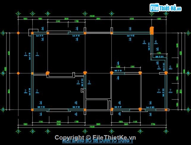 bản vẽ nhà dân dụng,kích thước nhà 8 x 15.5m,mẫu nhà dân dụng 2 tầng