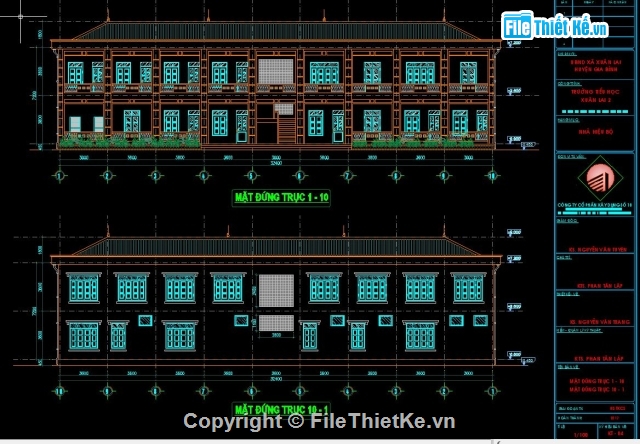 kiến trúc nhà hiệu bộ,kết cấu nhà hiệu bộ,nhà hiệu bộ trường học,bản vẽ nhà hiệu bộ,thiết kế nhà hiệu bộ trường tiểu học