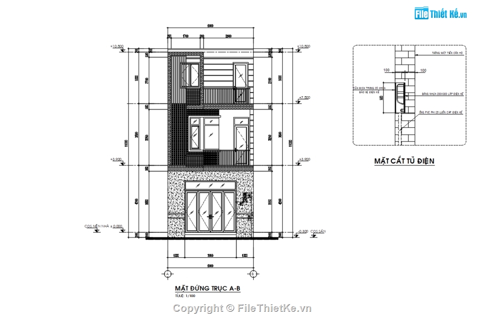 nhà phố,thiết kế nhà phố,bản vẽ nhà phố