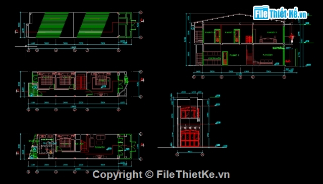 nhà phố 2 tầng,nhà 2 tầng,thiết kế nhà phố,bản vẽ nhà phố