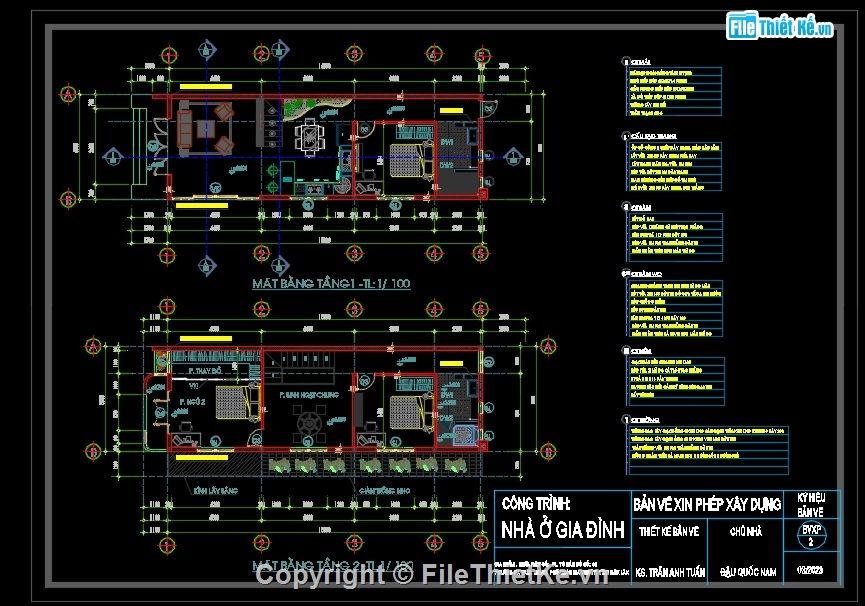 Bản vẽ nhà phố,nhà phố 2 tầng,bản vẽ cad nhà phố 2 tầng,mẫu nhà phố 2 tầng