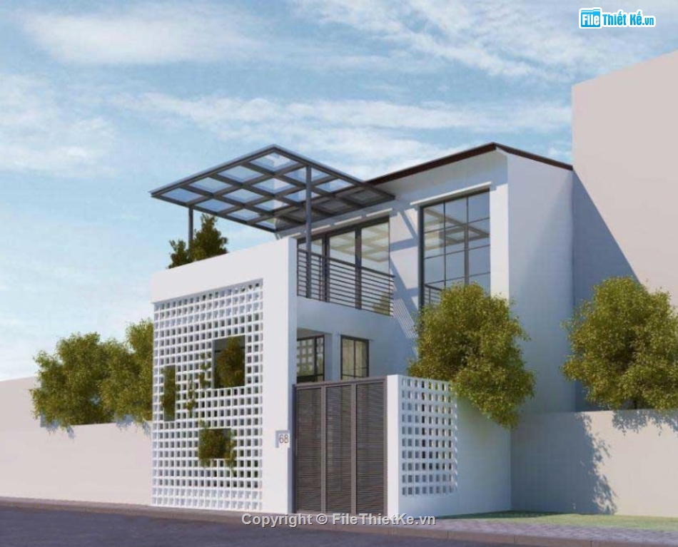 Thiết kế nhà phố,nhà hiện đại,nhà phố 5 x 10m