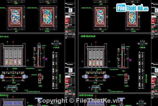 nhà thờ họ,file cad nhà thờ họ,cad nhà thờ họ