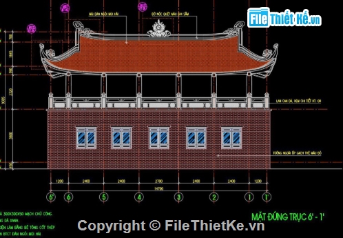 nhà thờ họ,file cad nhà thờ họ,cad nhà thờ họ
