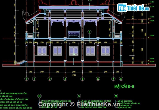 nhà thờ họ,file cad nhà thờ họ,cad nhà thờ họ