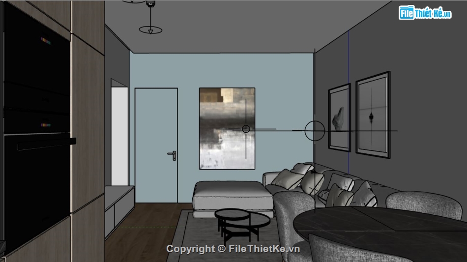 file sketchup căn hộ,model su căn hộ,su căn hộ cao cấp