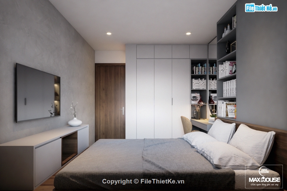 Thiết kế nội thất,Thiết kế nội thất chung cư,sketchup nội thất chung cư,file sketchup nội thất chung cư