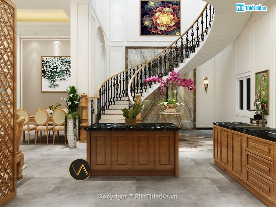 Thiết kế nhà phố,file sketchup nhà phố,nội thất nhà phố file sketchup,mẫu sketchup nội thất nhà phố