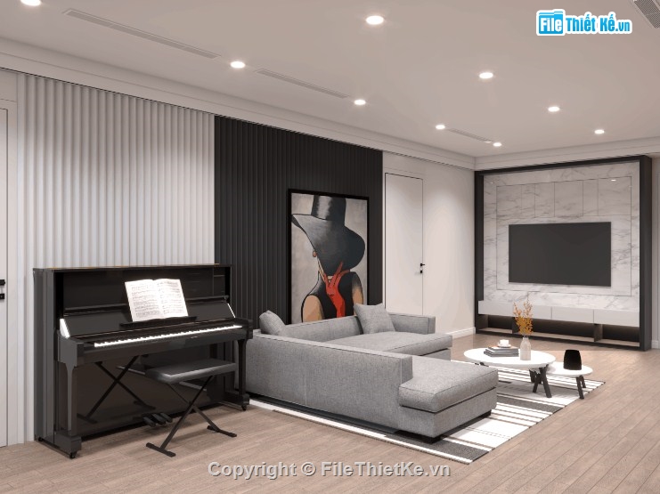 thiết kế nội thất chung cư su,nội thất phòng khách bếp,mẫu sketchup nội thất phòng khách,thiết kế nội thất phòng bếp,model su nội thất chung cư