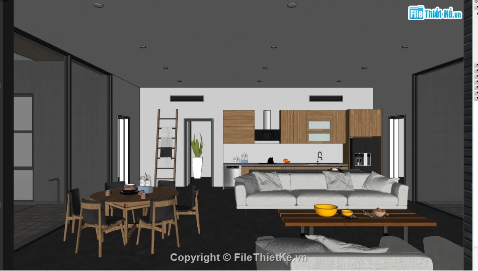nội thất phòng khách,Thiết kế nội thất,sketchup nội thất,Thiết kế nội thất phòng khách