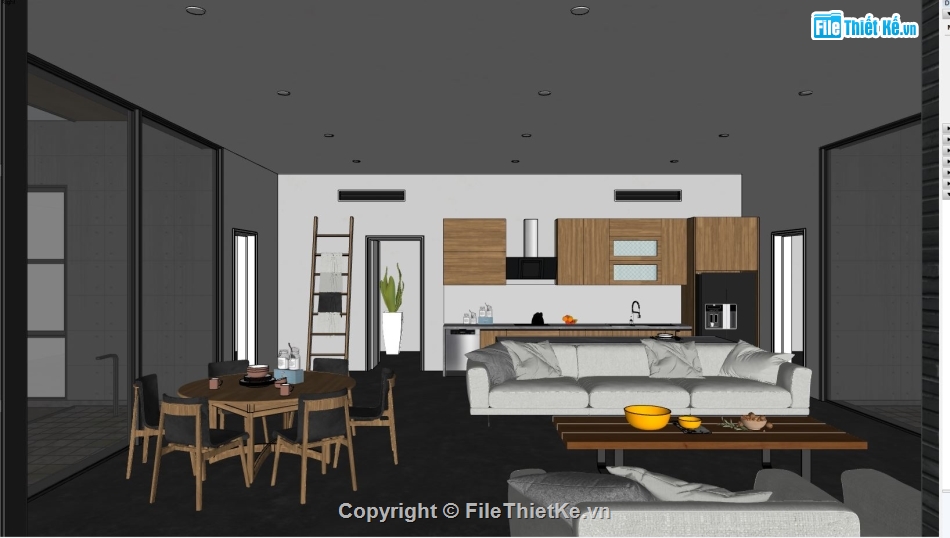 nội thất phòng khách,Thiết kế nội thất,sketchup nội thất,Thiết kế nội thất phòng khách