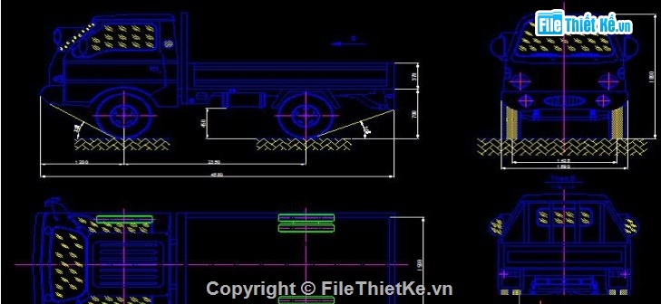 thiết kế ô tô tải,thiết kế quy trình,ô tô tải 1 tấn