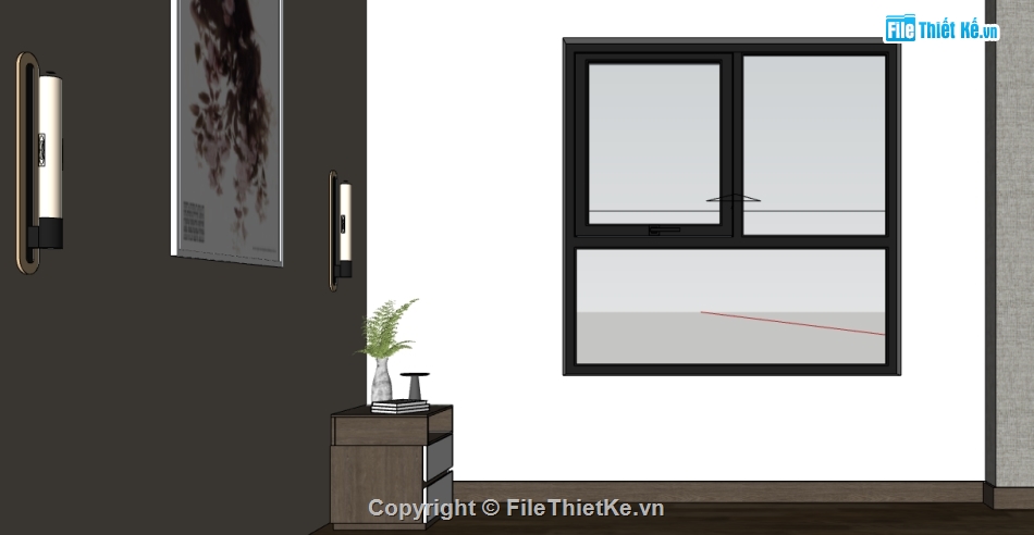 mẫu thiết kế nội thất khách bếp,dựng nội thất phòng khách bếp trên Su,sketchup nội thất phòng khách bếp