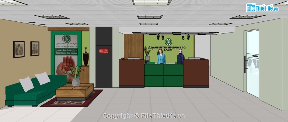 phòng khách đẹp,sketchup phòng khách,model su phòng khách