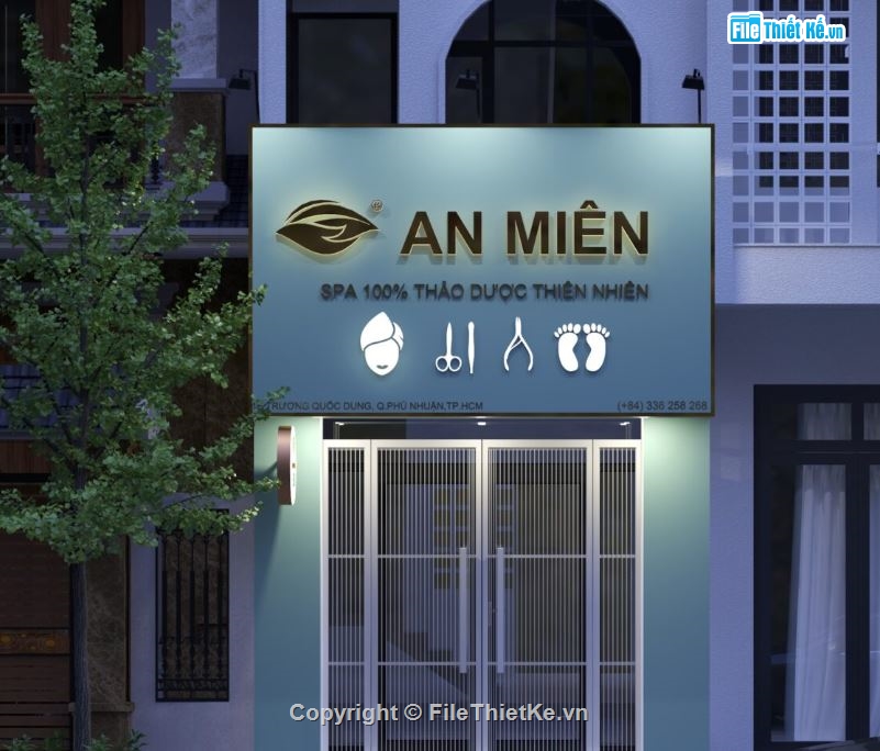 Thiết kế spa,file su spa,model su spa đẹp,file sketchup spa