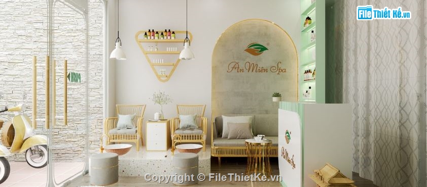Thiết kế spa,file su spa,model su spa đẹp,file sketchup spa