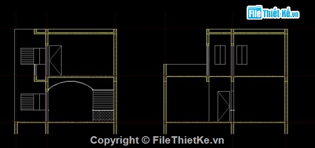 Nhà phố 2 tầng,nhà diện tích 8 x 20m,thiết kế nhà phố 2 tầng,bản vẽ nhà phố 2 tầng